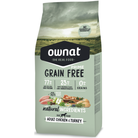 Ownat Prime Grain Free Adult Chicken & Turkey