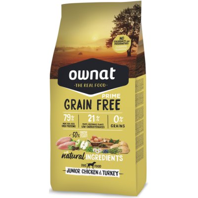 Ownat Prime Grain Free Junior Chicken & Turkey