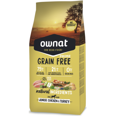 Ownat Prime Grain Free Junior Chicken & Turkey