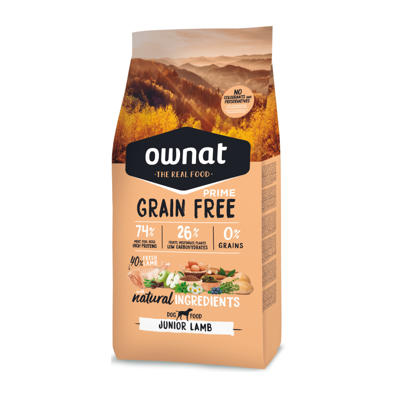 Ownat Prime Grain Free Junior Lamb