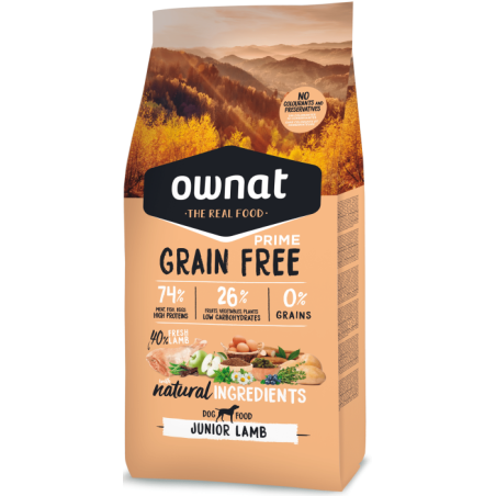 Ownat Prime Grain Free Junior Lamb