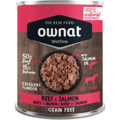 Ownat Wetline Lata Perro Beef & Salmon