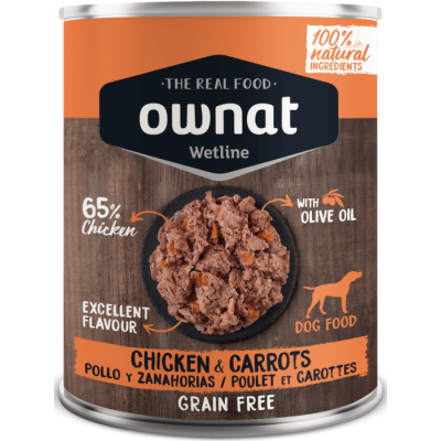Ownat Wetline Lata Perro Chicken & Carrots