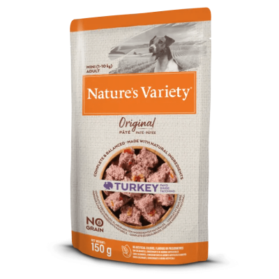 Paté Nature's Variety No Grain Pavo Mini Adult