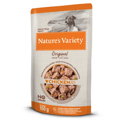 Paté Nature's Variety No Grain Pollo Mini Adult
