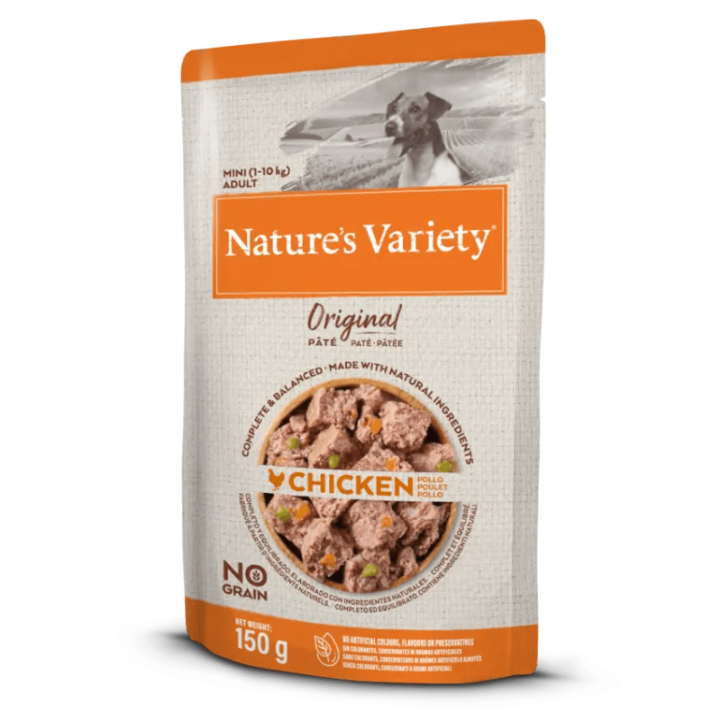 Paté Nature's Variety No Grain Pollo Mini Adult