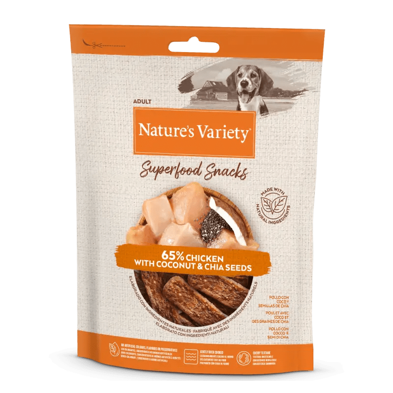 Nature's Variety Snack perros Superfood Pollo