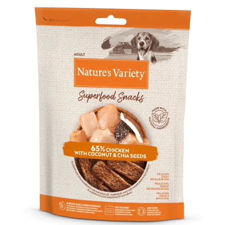 Nature's Variety Snack perros Superfood Pollo