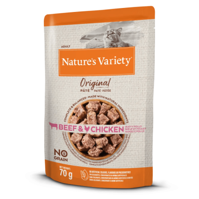 Paté Nature's Variety No Grain Adult Buey y Pollo