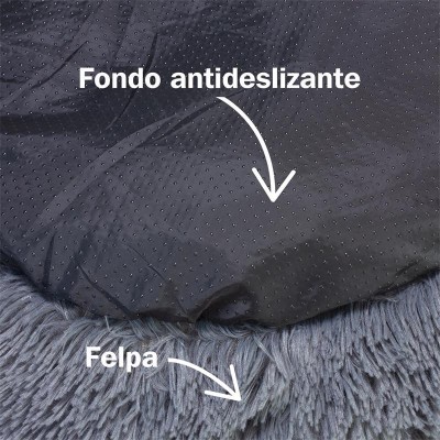 Cama Redonda Gris Oscuro Arquivet - 2