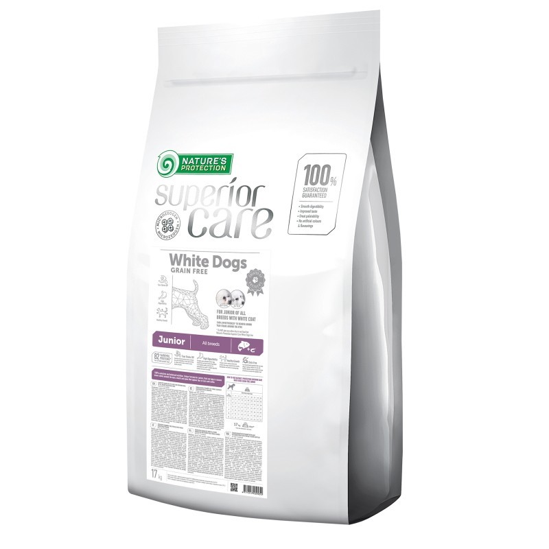 Nature's Protection Junior White Dog Grain Free Salmon