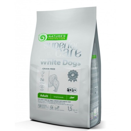 Nature's Protection White Dog Adult Small Insectos