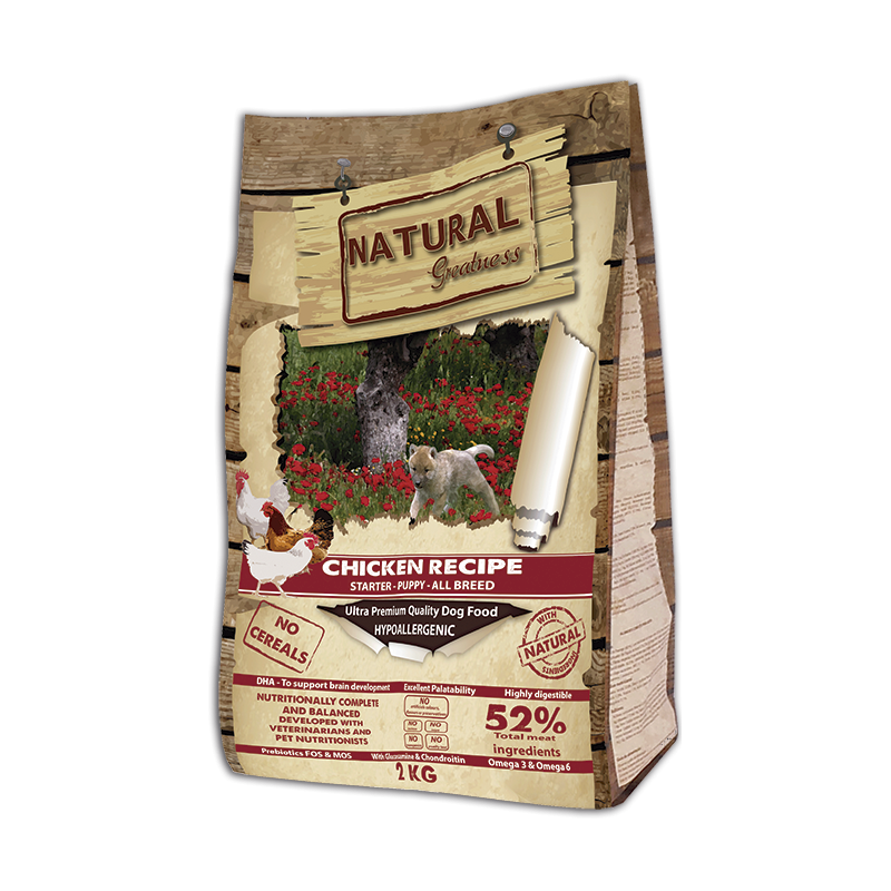 Natural Greatness Receta Puppy-Starter Pollo