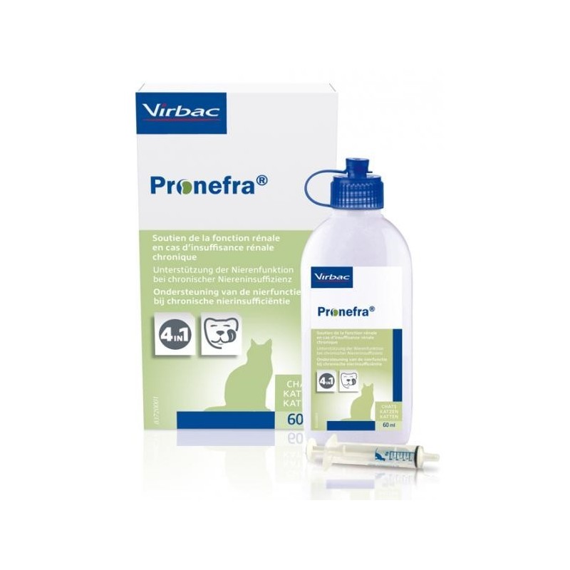 Pronefa Virbac Suplemento Renal para Perros y Gatos