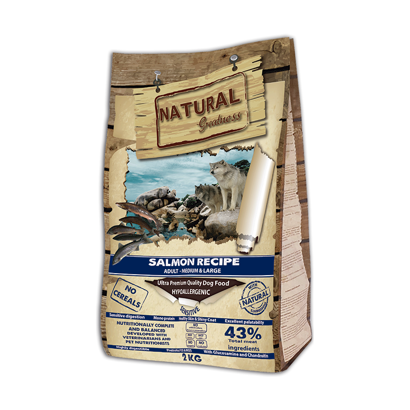 Natural Greatness Receta Salmón Sensitive Medium-Large