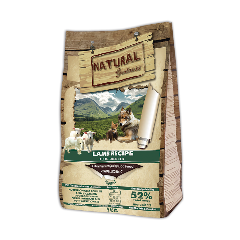 Natural Greatness Receta Sensitive Cordero