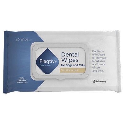 Plaqtiv+ Toallitas Dentales Perros y Gatos