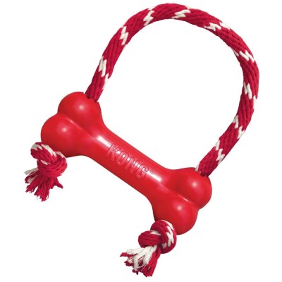 Kong Goodie Bone con Cuerda Medium