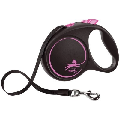 Flexi Correa Perro Black Design Cinta M - 3