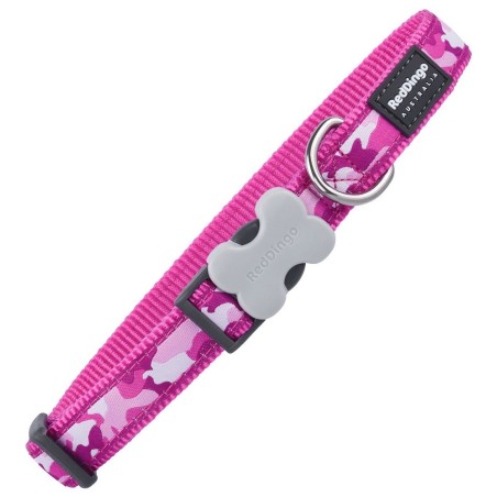 Red Dingo Collar Perro Style Camuflage Fucsia