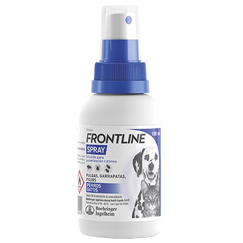 Frontline Spray Antiparasitario Perros y Gatos - MundoHuella.com