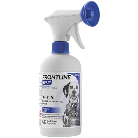 Frontline Spray Antiparasitario Perros y Gatos 500ml