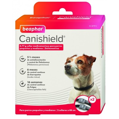 Canishield Collar Antiparasitario Perros 2x48cm