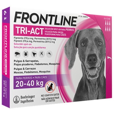 Frontline Tri-Act 6 Pipetas Boehringer 20-40kg