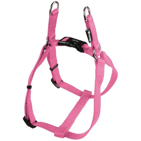 Gloria Petral Perro Nylon Liso Ajustable Rosa