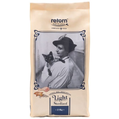Retorn Pienso Light Natural para Gatos Esterilizados