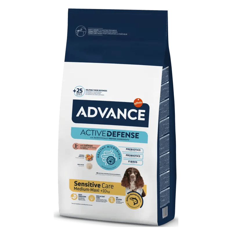 Pienso Advance Sensitive Medium/Maxi Salmón y Arroz