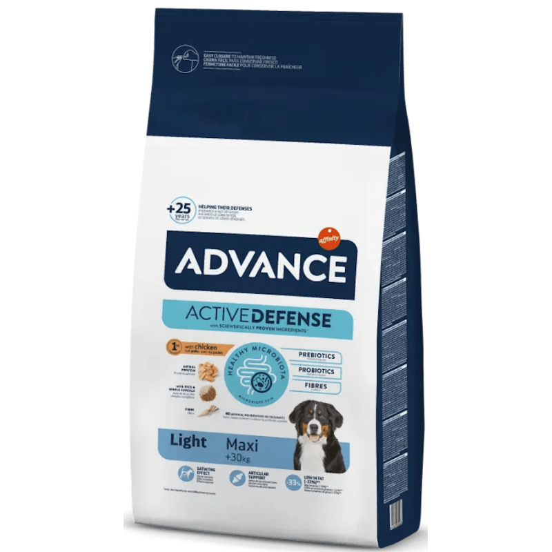 Pienso Advance Maxi Light Pollo y Arroz