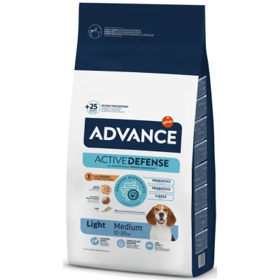 Pienso Advance Medium Light Affinity Pollo y Arroz
