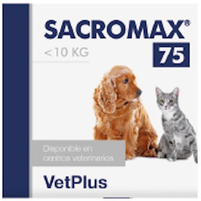 Sacromax 75 Problemas Hígado Perro/Gato -10kg Vetplus