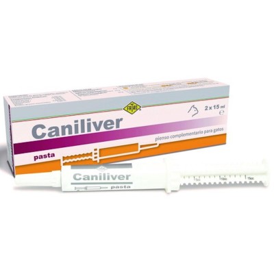 Caniliver Pasta 2 Jeringas Protector Hepático Gatos Fatro