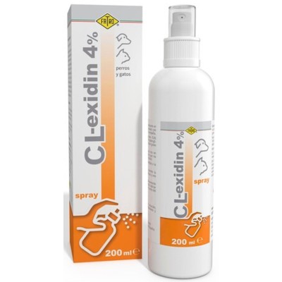 Cl-exidin 4% Spray Desinfectante Perros y Gatos Fatro