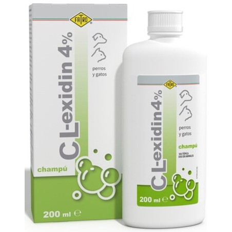 Cl-exidin 4% Champú desinfectante Perros y Gatos Fatro