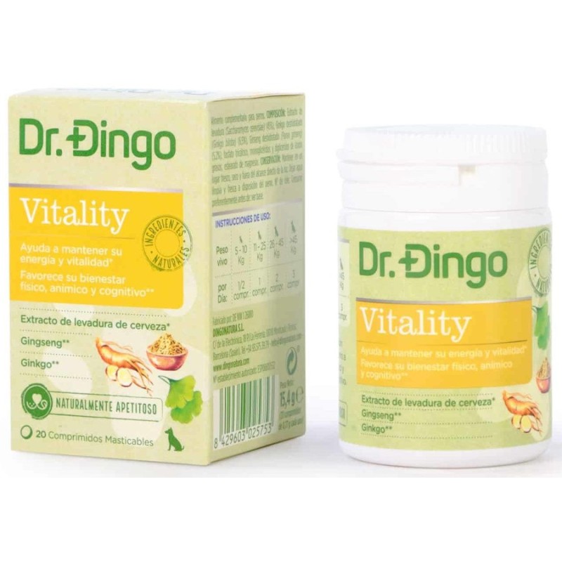 Dr. Dingo Vitality Suplemento Natural Perro