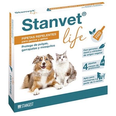 Pipetas Naturales Perro y Gato Stanvet Life