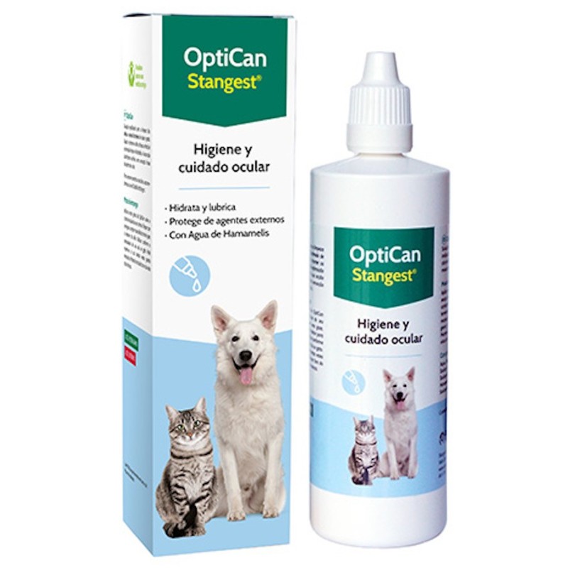 Optican Limpiador Ojos Perros y Gatos Stangest