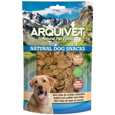 Arquivet Snack Perro Mini Chips de conejo y bacalao