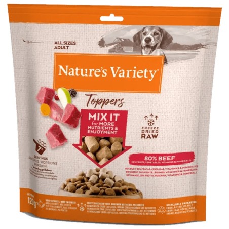 Nature's Variety Snack Perro Toppers Buey