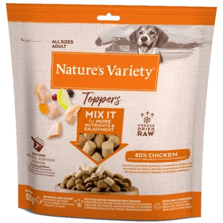 Nature's Variety Snack Perro Toppers Pollo