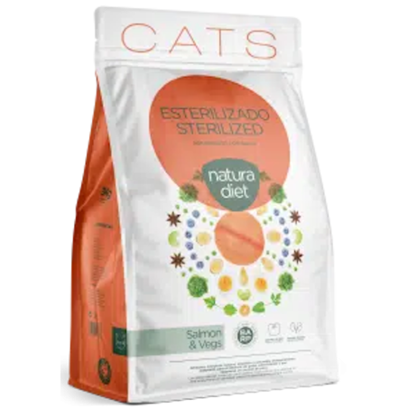 Natura Diet Cat Sterilized Salmon