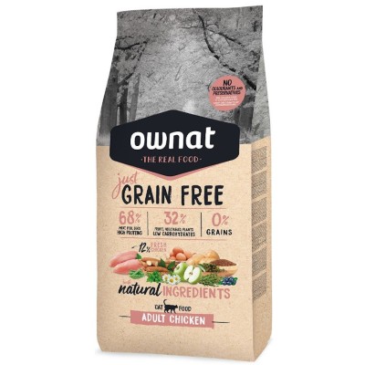 Ownat Just Grain Free Gato Adult Chicken