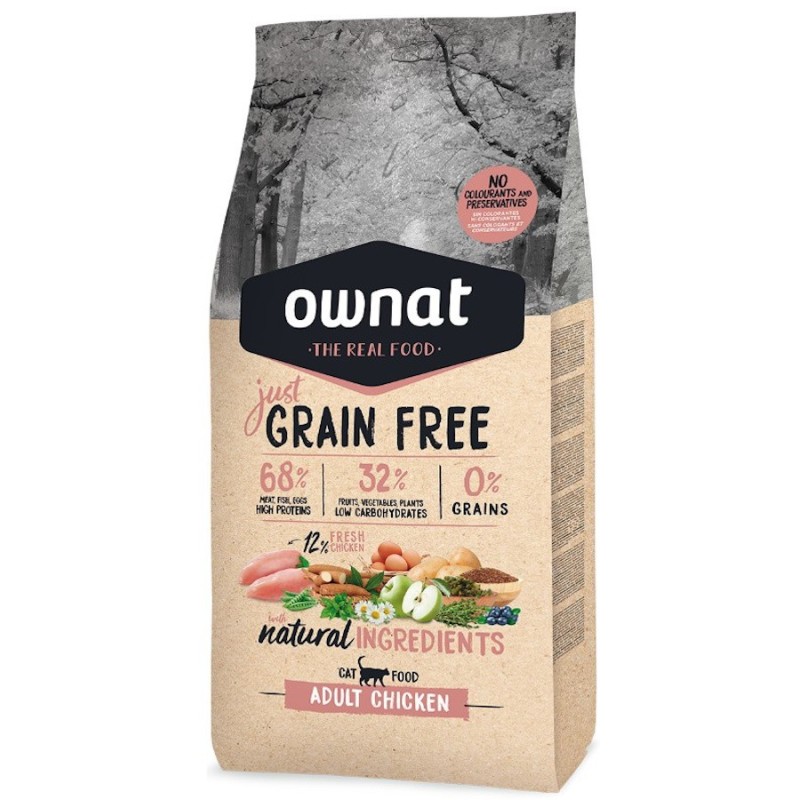 Ownat Just Grain Free Gato Adult Chicken