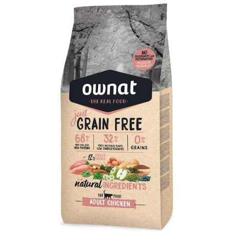 Ownat Just Grain Free Gato Adult Chicken