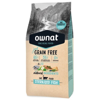 Ownat Just Grain Free Gato Sterilized Fish