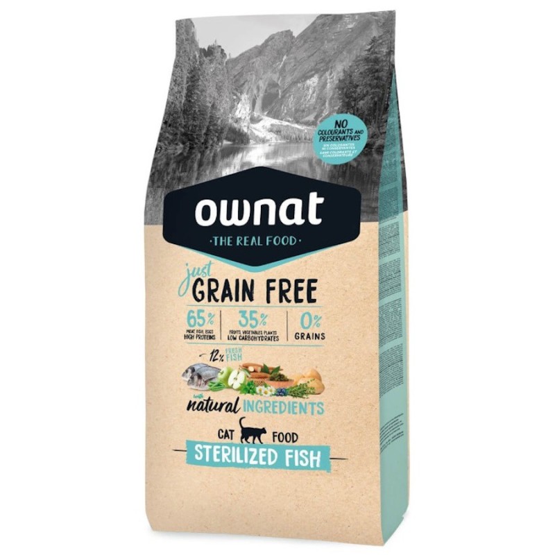 Ownat Just Grain Free Gato Sterilized Fish