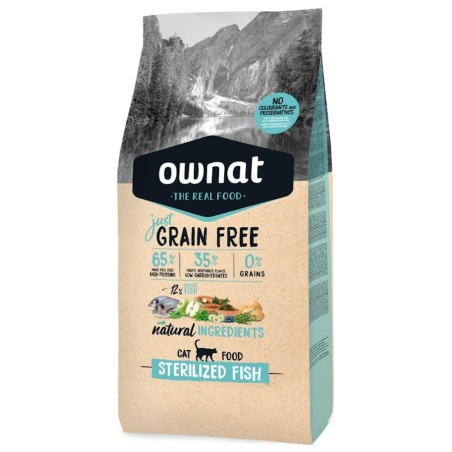 Ownat Just Grain Free Gato Sterilized Fish